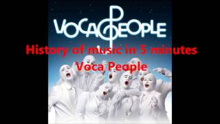 History of music in 5 minutes a cappella Voca People [upl. by Perlie]