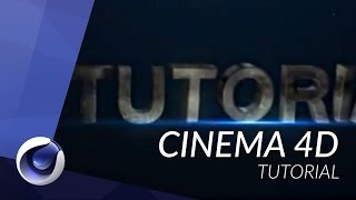 How to Create an Intro in Cinema 4D  TUTORIAL [upl. by Nedmac37]