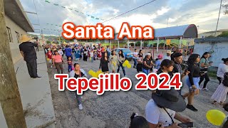 Calenda en Santa Ana Tepejillo Puebla 2024 [upl. by Norbie]