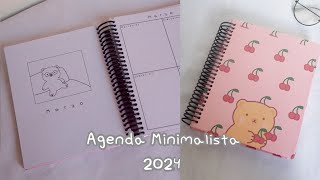 DIY Agenda minimalista 2024  Imprimible [upl. by Sherborne]