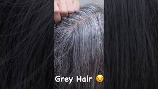 Grey Hair Dye 👩🏻 youtubeshorts virabeauty haircare shortvideo hair [upl. by Elok]