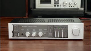 Pioneer SA550 Integrated Amplifier  Demo Test [upl. by Ycul]