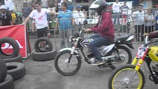 carrera de motos suzuki ax 100 2t en la Troncal Ecuador [upl. by Selwin575]