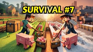 MineCraft Survival Vlog 7 [upl. by Nnave]