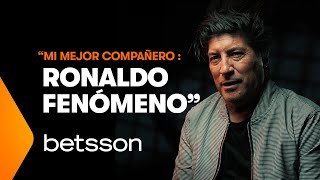 quotRonaldo Fenómeno fue mi mejor compañeroquot  Iván Zamorano  Entrevista Betsson La Copa de Mi Vida [upl. by Airamahs90]