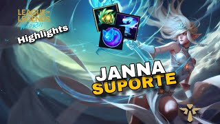 JANNA MONTAGE  WILD RIFT THE BEST OF SUPPORT Highlights [upl. by Eylatan]