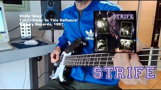 Strife Grey BASS Cover strife hardcore basscover [upl. by Koeppel771]