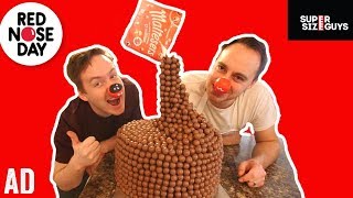 We made a magic GIANT Maltesers Cake  Super Size Guys ad [upl. by Dranel]