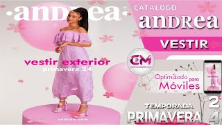 CATALOGO ANDREA VESTIR PRIMAVERA 2024 [upl. by Sherilyn]