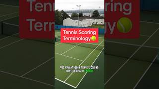 Tennis Scoring Terminology🎾 [upl. by Massiw155]