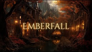 Autumn in Elven City Ambience and Music  high fantasy ambience with calm music fantasyambience [upl. by Aigroeg826]