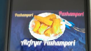 Air fryer PazhamporiPazhampori without oiltrendingcookingvideo [upl. by Ayiak]