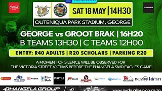 Groot Brak RFC vs George RFC Outeniqua Park 18 May 2024 [upl. by Allmon555]