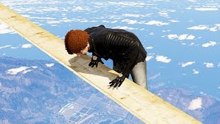 IMPOSSIBLE CLIMBING DEATH RUN GTA 5 Funny Moments [upl. by Etnohc317]