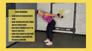 3 TABATA W 6 minute EMOM bicep tricep amp upper back [upl. by Martelle]