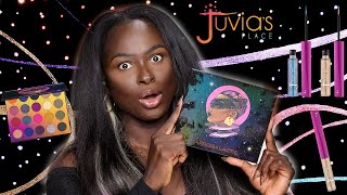 NEW Juvias Place Afrogalactic Collection Review  Swatches  Eyeshadow Tutorial  Ohemaa [upl. by Lehcnom]