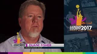 Duane Fisher  2017 Camden County Sports Hall of Fame [upl. by Nilram520]