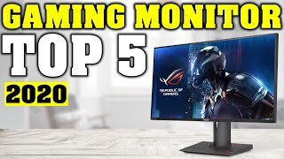 TOP 5 Best Gaming Monitor 2020 [upl. by Akkahs]