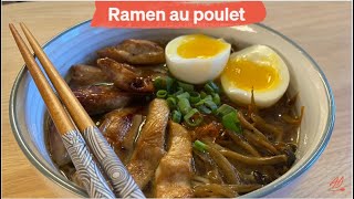 Recette de ramen au poulet [upl. by Htebi]