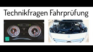 Technikfragen praktische Führerscheinprüfung  Sicherheitskontrolle Klasse B  Fahrprüfung [upl. by Malan202]