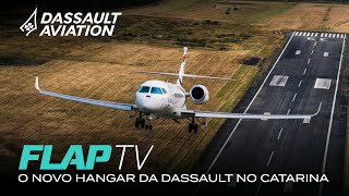 O novo hangar da Dassault no Catarina [upl. by Dnomrej]