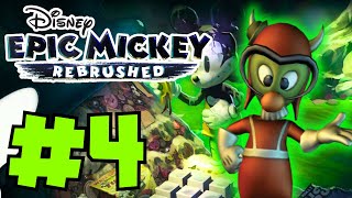 MICKEY JUNK MOUNTAIN  Epic Mickey Rebrushed Gameplay Walkthrough Part 4 [upl. by Campagna]