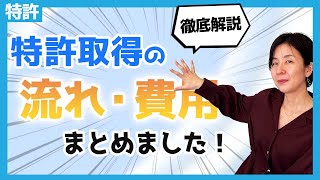 【基礎】特許取得までの流れ・費用徹底解説！ [upl. by Dnomra]