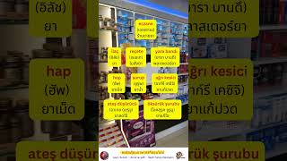 คำศัพท์ภาษาตุรกีในร้านขายยา eczane [upl. by Faden]