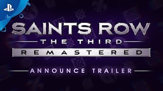 Saints Row The Third Remastered  Announce Trailer  PS4 [upl. by Ecnedac]