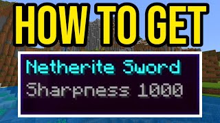 How To Get Sharpness 1000 in Minecraft PS4XboxPEBedrock [upl. by Akamahs]