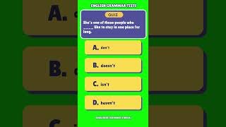 Advanced English Grammar Test  TEST 41 englishgrammar quiz toefl ielts [upl. by Viviana]