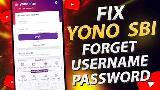 How To Fix Yono SBI Forgot Username and Password in Tamil [upl. by Hightower543]