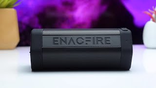 ENACFIRE Soundtank Bluetooth Speaker  Review amp Unboxing 50 [upl. by Annavoj]