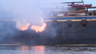 Swedish ship Götheborg  Full Broadside Salute [upl. by Latisha]