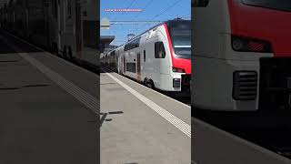 Neuer IRDosto der SBBEinfahrt Bahnhof Liestal BL [upl. by Rotow]