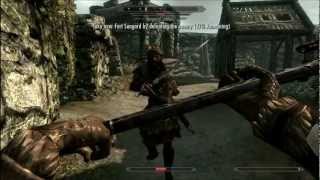 Skyrim Nord Gameplay 7 Battle for Fort Sungard HD [upl. by Einaffyt]