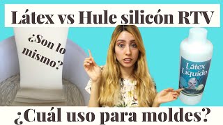 Látex vs Silicón ¿Cuál uso para moldes ¿Cuál uso para RESINAS ¿SON LO MISMO [upl. by Ahsinot]