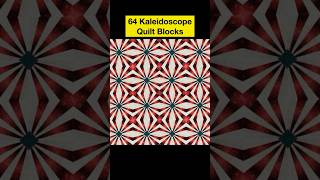 🔥 1 Block Kaleidoscope Quilt 🔥 thesewingchannel quilting [upl. by Robena265]