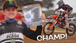 DANGERBOY WINS LAST RACE OF THE YEAR 2020 Mini Os Motocross [upl. by Emelun]