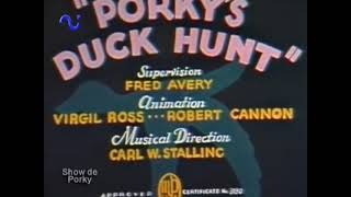 Porky’s Duck Hunt  Original Redrawn Title Card [upl. by Kev769]