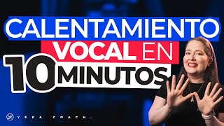 CALENTAMIENTO VOCAL INTENSO DE 10 MINUTOS  YEKA COACH [upl. by Oppen]