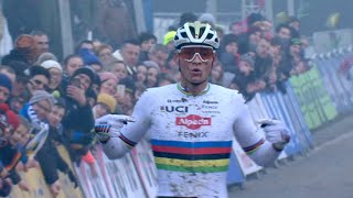 GP Sven Nys Mathieu van der Poel oppermachtig in Baal highlights [upl. by Simmons]