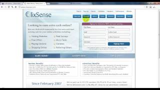 ClixSense How To Login [upl. by Eatnoed]