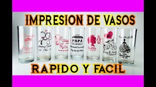 COMO IMPRIMIR VASOS CON SERIGRAFIA [upl. by Anyrb100]