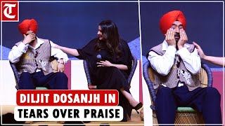 Diljit Dosanjh in tears at Amar Singh Chamkila trailer launch after Imtiaz Ali praises him [upl. by Mak963]