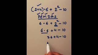 Math basic order of operationorderofoperations pemdas elementarymathmath easymathtricks [upl. by Harland]