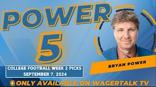 Saturday College Football Week 2 Picks Predictions and Best Bets  Power 5 for September 7 2024 [upl. by Danyelle]