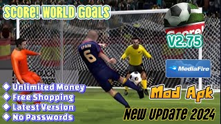 Score World Goals  v275  Mod Apk  Unlimited Money Free Shopping  Gameplay [upl. by Enalb822]