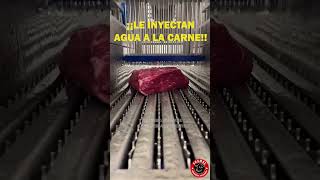 ¿Por qué le inyectan agua a la carne 🥩🐂 carne ganado alimentos kobe [upl. by Frasco]