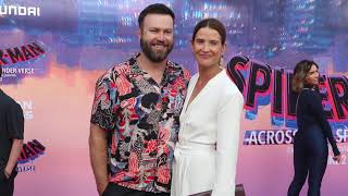 Cobie Smulders amp Taran Killam  premiere of SpiderMan Across the SpiderVerse [upl. by Casandra243]